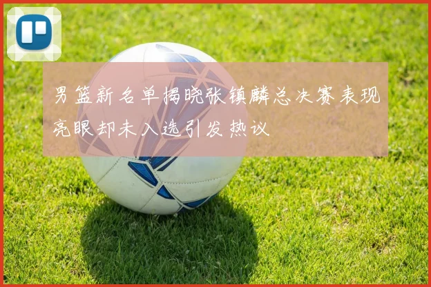 男篮新名单揭晓张镇麟总决赛表现亮眼却未入选引发热议